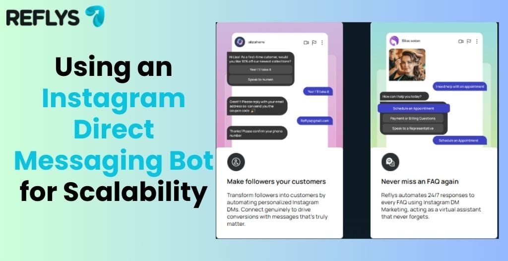 Using an Instagram Direct Messaging Bot for Scalability