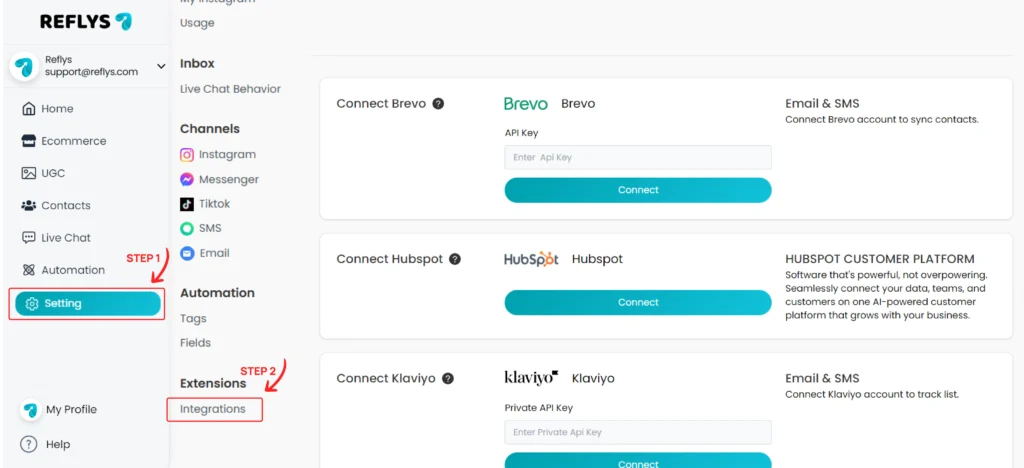 Hubspot Integration