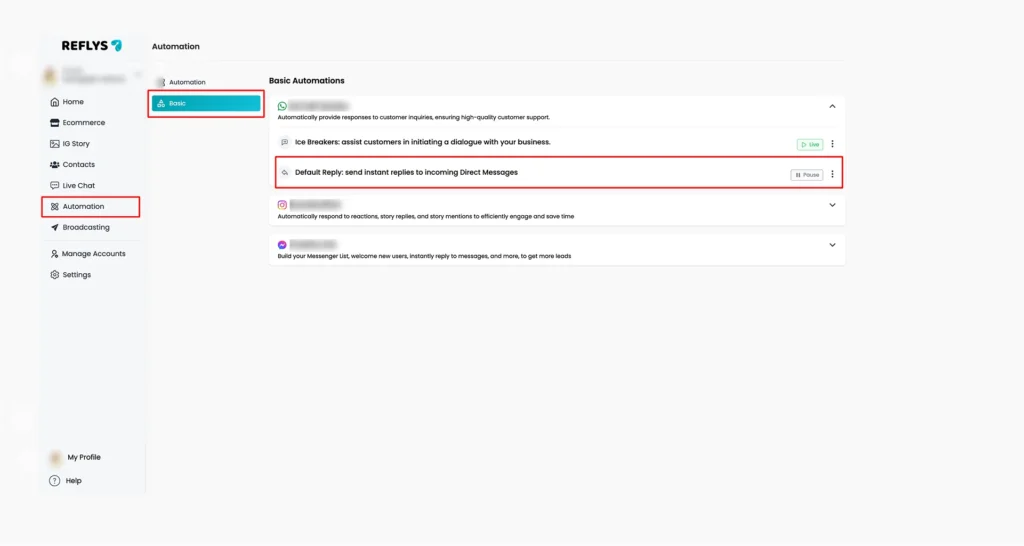 default reply image
