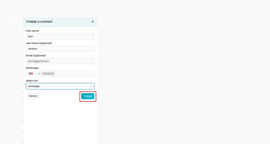 click Create image