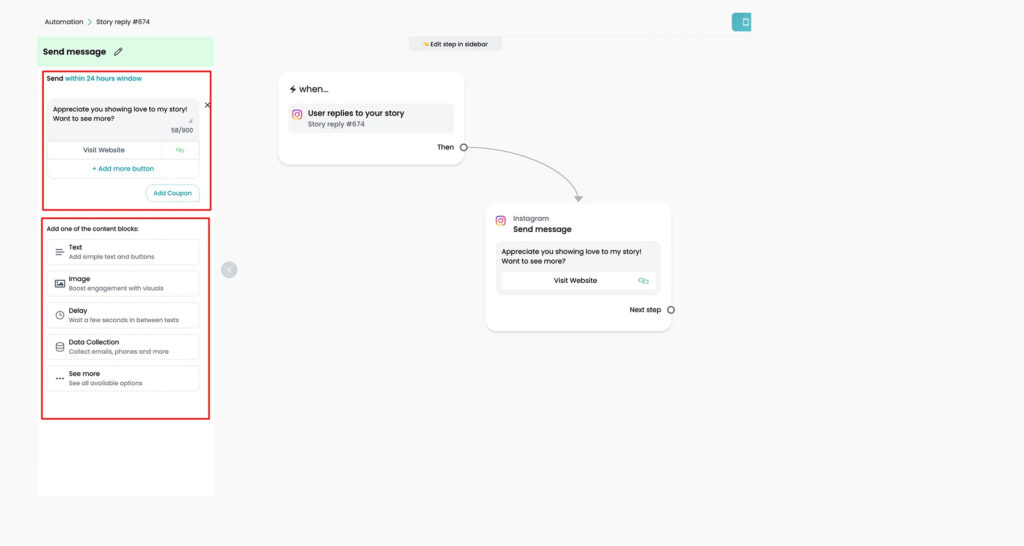 customize your reply