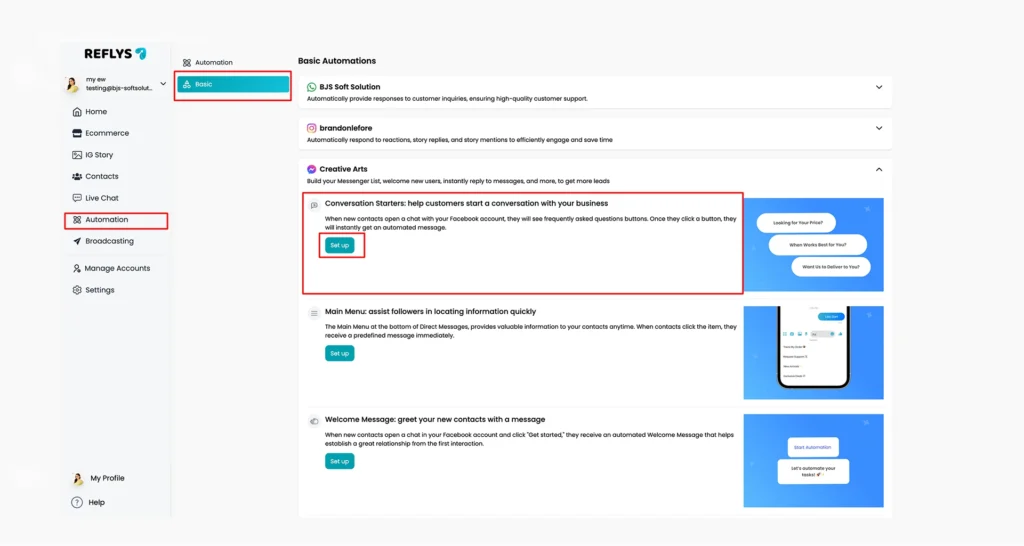 Go to automation image