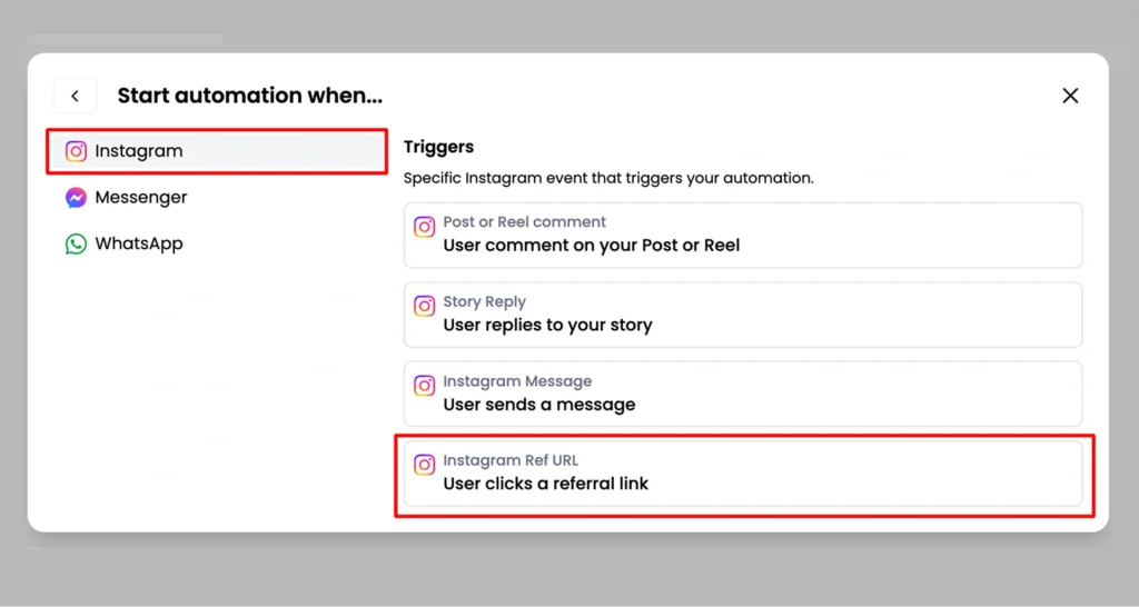 instagram referal url image