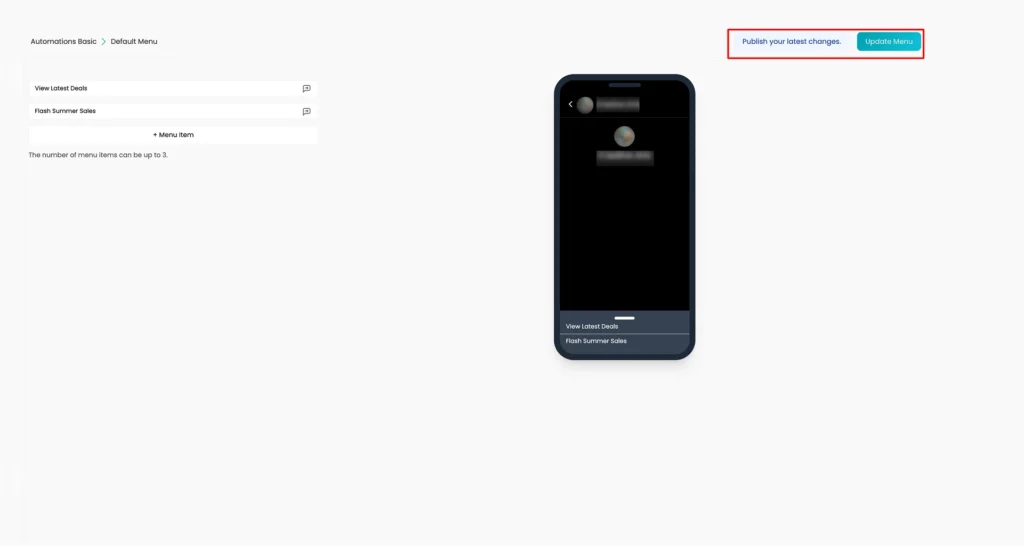 publish changes image