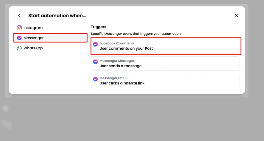 user comment on post image
