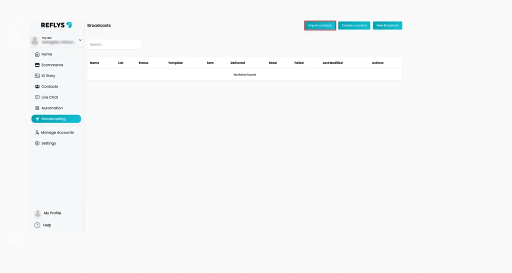Import all contacts image