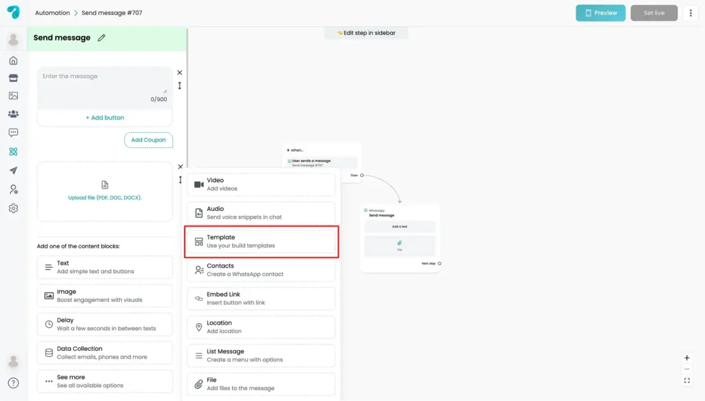 WhatsApp Template Automation