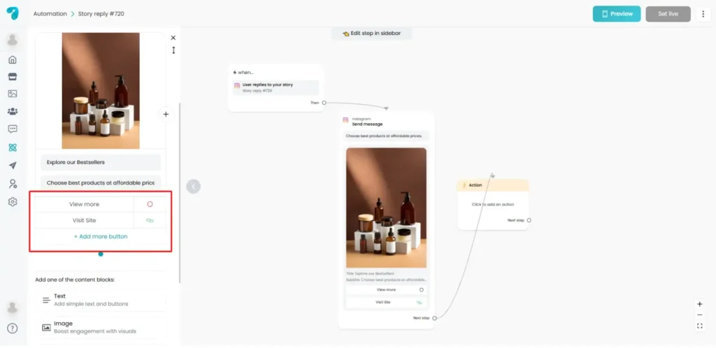 Add Buttons in Automation Cards