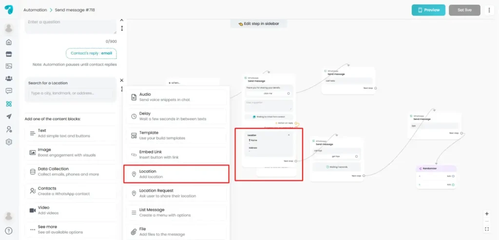 Add Your Business Location Block in Reflys