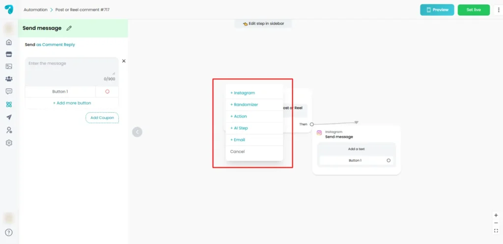 Automation Buttons