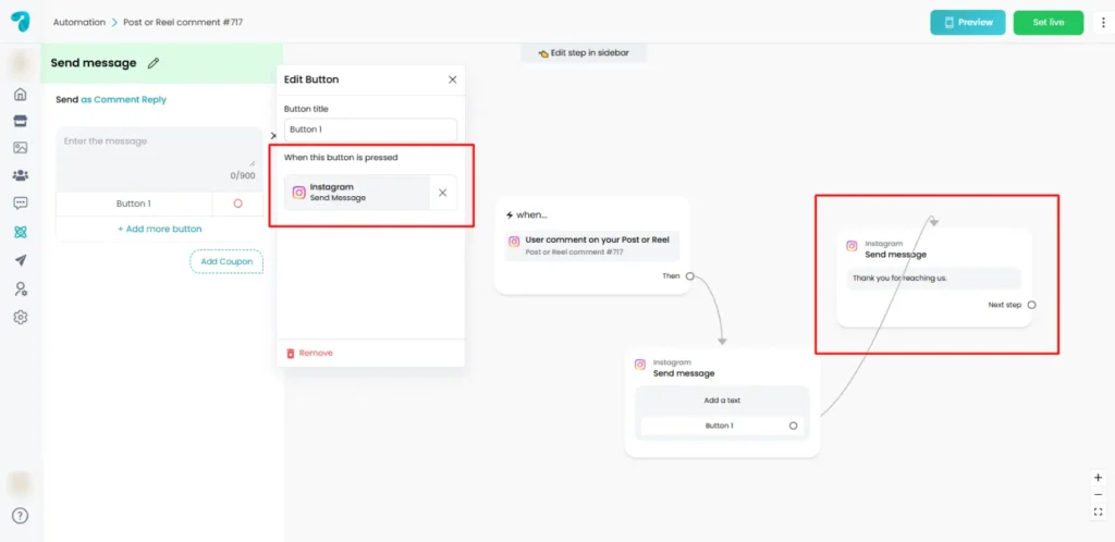 Automation Message Blocks