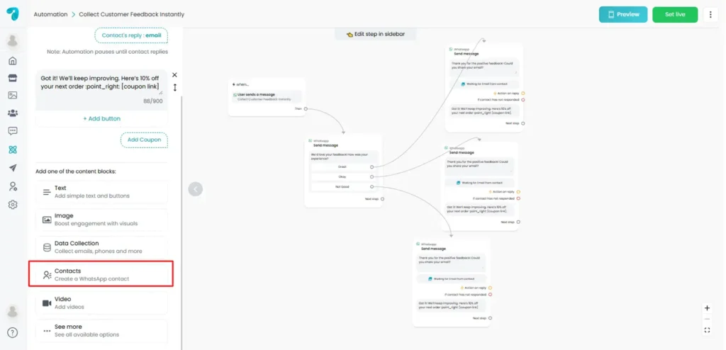 Contact Block of Automation