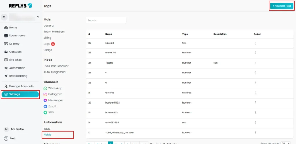 Custom User Fields