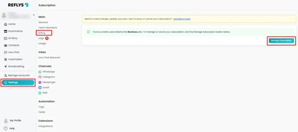 Deleting an Account on a Pro Subscription Plan