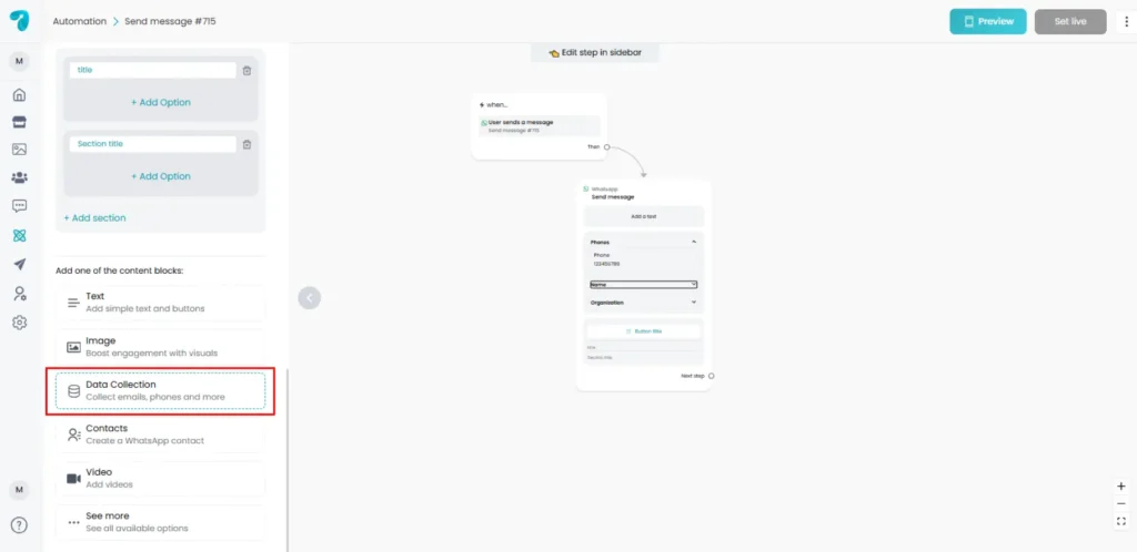Designing a Chat Flow