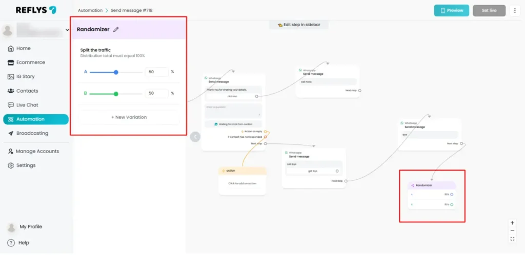 Randomizer Block of Automation