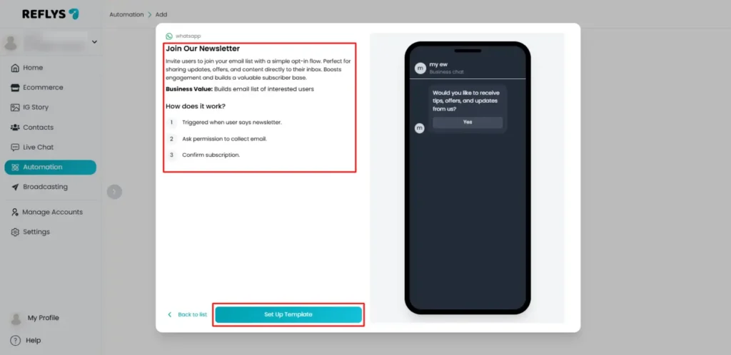 Sample Automations Template