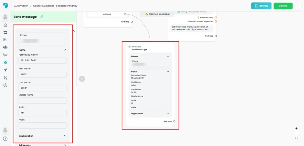 Send Your WhatsApp Contacts Using Reflys