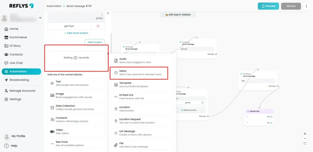 Smart Delay of Automation