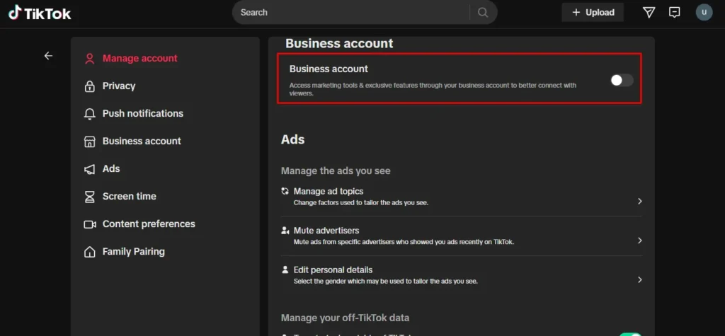 Connect TikTok to Reflys