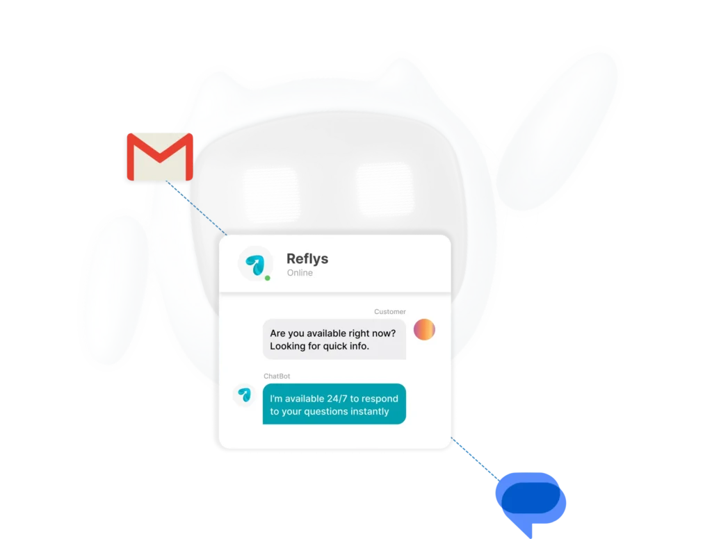 Reflys with SMS and Email