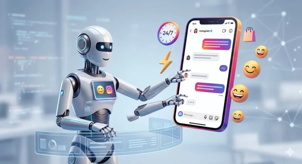 Automated chatbot software turns your Instagram direct messages into a high-efficiency customer service funnel, providing instant, 24/7 engagement.