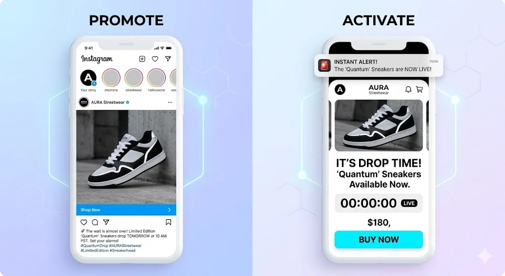 Marketing visual featuring high performance chatbot marketing examples for ecommerce