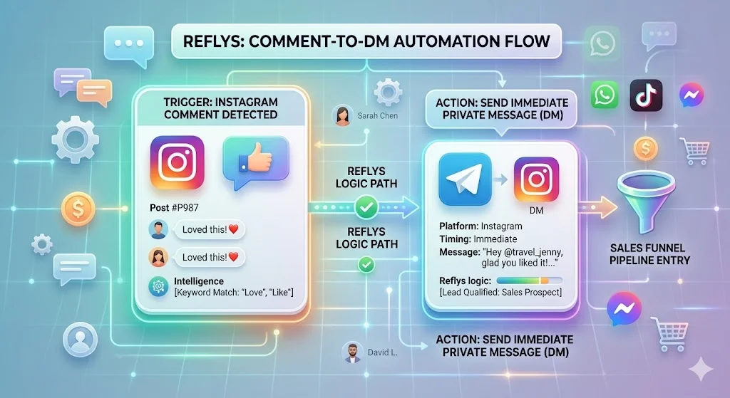 SaaS platform interface illustrating production ready chatbot flow examples for lead generation